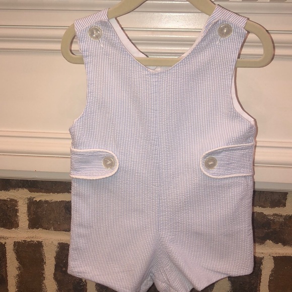 Anvy Kids Other - Anvy Kids Seersucker Romper